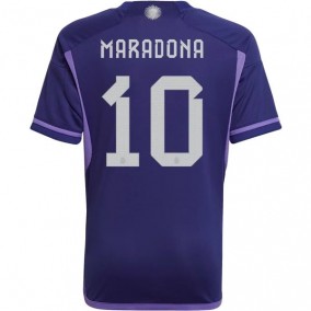 Seconda Maglia Argentina Mondiali 2022 Diego Maradona 10
